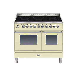 ILVE PDWI100E3 Roma Freestanding Induction Range Cooker Cream